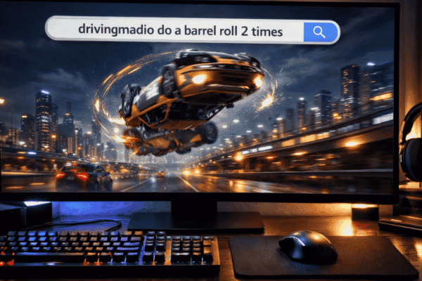 Drivingmadio do a barrel roll 2 times