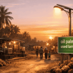 oil palm waste used lamp project