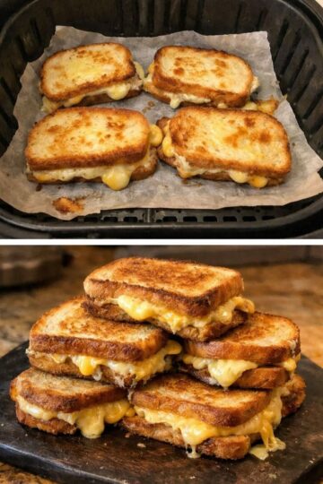 Air Fryer Cheese on Toast
