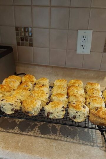 Air Fryer Fruit Scones Recipe