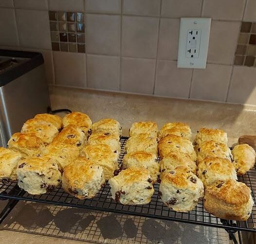 Air Fryer Fruit Scones Recipe