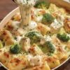 Creamy Chicken Alfredo Bake