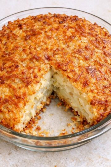 Crispy Cheesy Hash Brown Pie