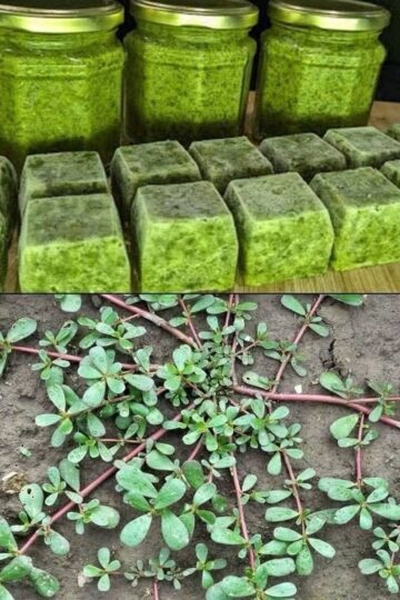 Purslane Green Cubes
